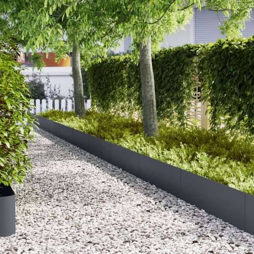 Ograde za travnjake 30 kom Antracit 100x0,5x30 cm Čelik Cijena