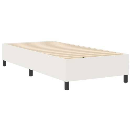 Kutna Postelja Krem 90x200 cm Tkanina Od Pamuka Cijena