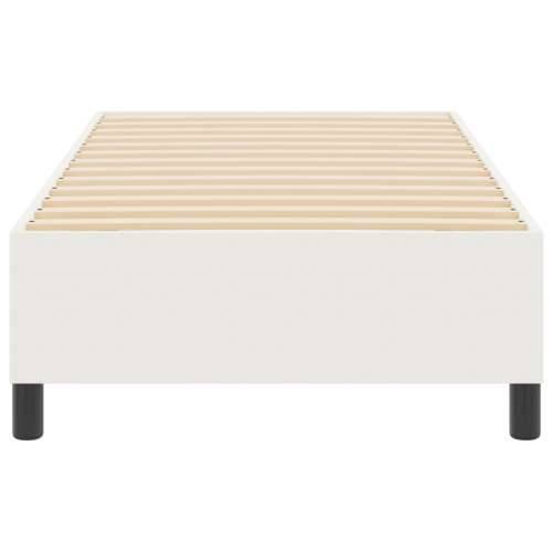 Box Spring Krevet Krem 100x200 cm Čorduroj Tkanina Cijena
