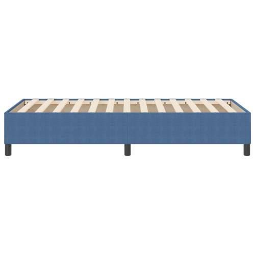 Box Spring Krevet Plava 100x200 cm Korduroj Tkanina Cijena