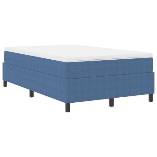 Box Spring Krevet Plava Mali Dvostruki Korduroj Tkanina Cijena