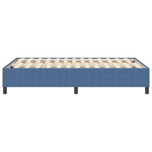 Box Spring Krevet Plava Mali Dvostruki Korduroj Tkanina Cijena