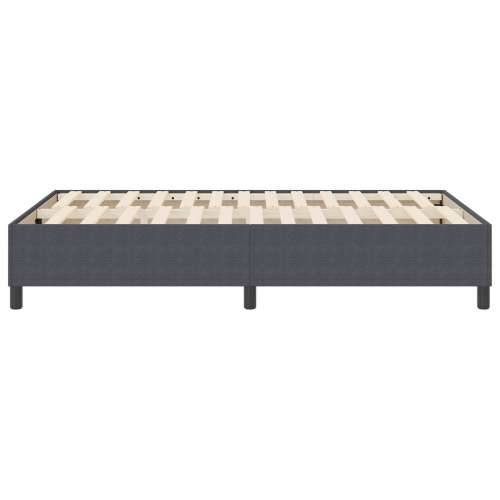Box Spring Krevet Tamno Siva 120x200 cm Kordurojna Tkanina Cijena