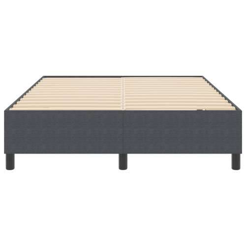 Box Spring Krevet Tamno Sivi 140x200 cm Od Velura Cijena