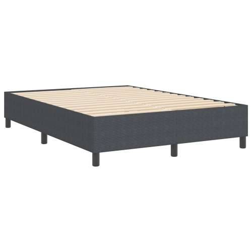 Box Spring Krevet Tamno Sivi 140x200 cm Od Velura Cijena