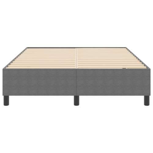 Box Spring Krevet Svjetlosiva 140x200 cm Od tvrdog tekstila Cijena