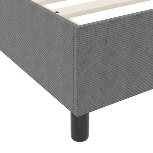 Box Spring Krevet Svjetlosiva 140x200 cm Od tvrdog tekstila Cijena
