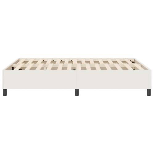 Box Spring Krevet Krem 140x200 cm Od jeansa Cijena