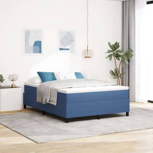 Box Spring Krevet Plava 140x200 cm Od žoržeta Cijena