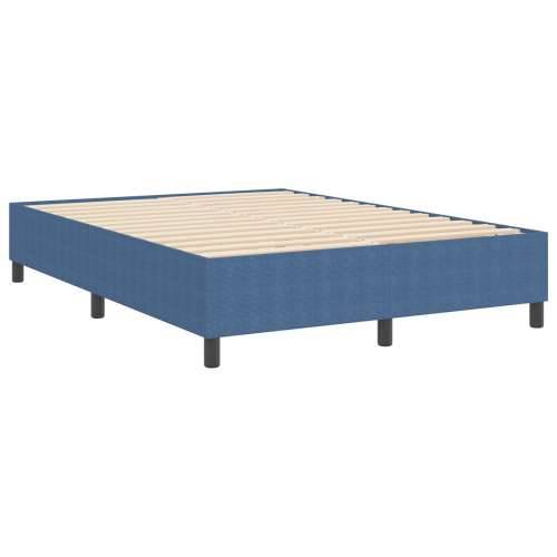 Box Spring Krevet Plava 140x200 cm Od žoržeta Cijena