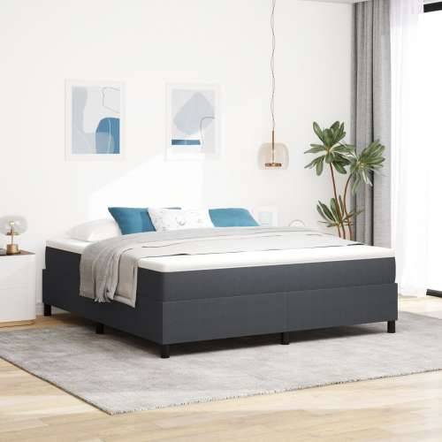 Box Spring Krevet Tamno Siva Super King Velur Cijena