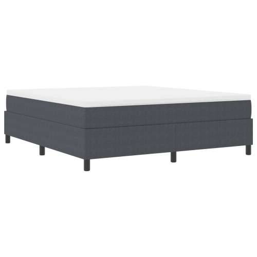 Box Spring Krevet Tamno Siva Super King Velur Cijena