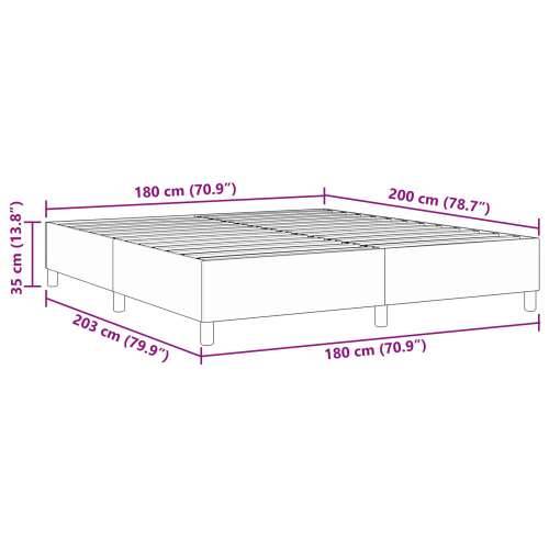 Box Spring Krevet Krem Super King Udobna Tkanina Cijena