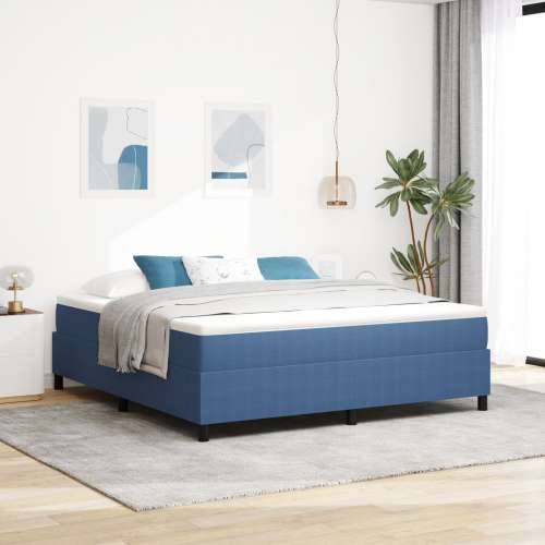 Box Spring Krevet Plavi Super King od Kordura Tkanine Cijena