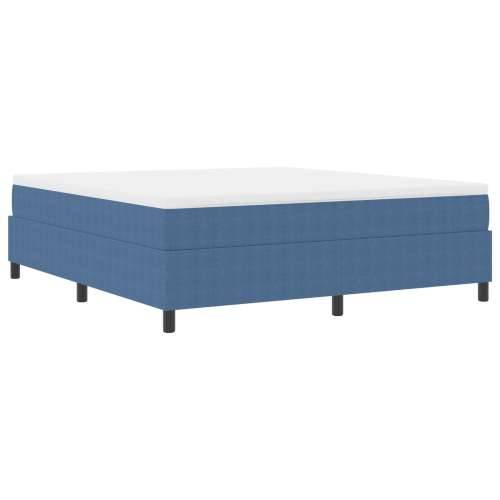 Box Spring Krevet Plavi Super King od Kordura Tkanine Cijena