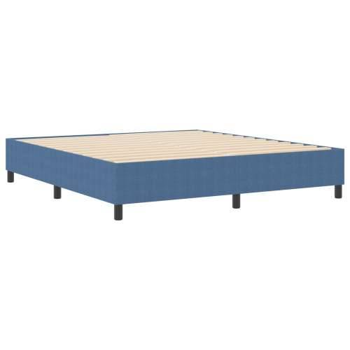 Box Spring Krevet Plavi Super King od Kordura Tkanine Cijena