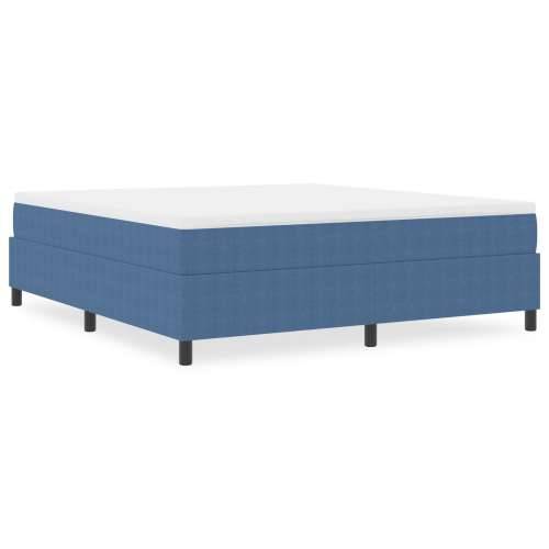 Box Spring Krevet Plavi Super King od Kordura Tkanine Cijena