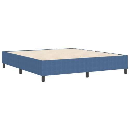 Box Spring Krevet Plavi Super King od Kordura Tkanine Cijena