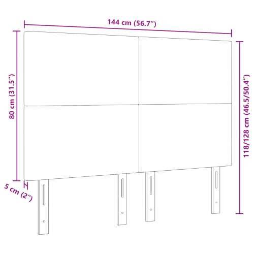 Naslon za glavu Jednostavan dizajn Tamno siva 140 cm Kordura tkanina Cijena