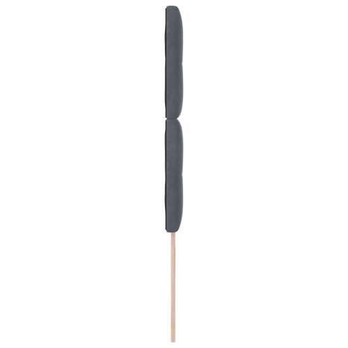 Naslon za glavu s gumbima Tamno siva 80 cm Baršun Cijena