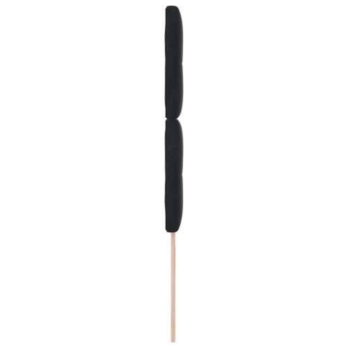 Naslon za glavu s gumbenim preklopom Crna 80 cm Baršun Cijena