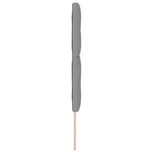 Tapecirani naslon za glavu s gumbima svjetlosiv 140 cm tkanina Cijena