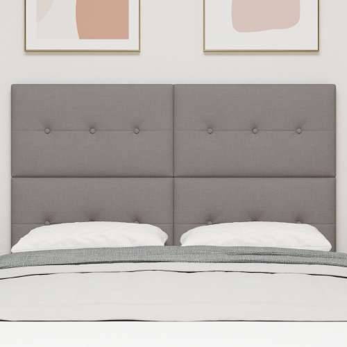Naslon za glavu s gumbima, taupe, 140 cm, tkanina Cijena