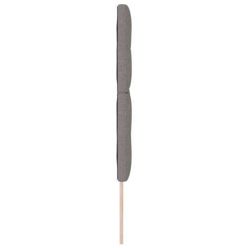 Naslon za glavu s gumbima, taupe, 140 cm, tkanina Cijena