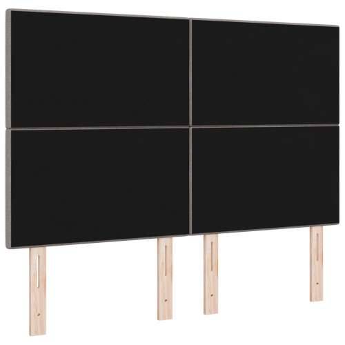 Naslon za glavu s gumbima, taupe, 140 cm, tkanina Cijena