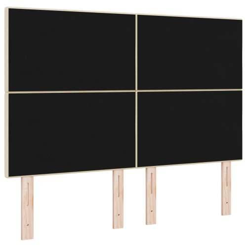 Uzglavlje s gumbastim tuftingom Krem 140 cm Platno Cijena