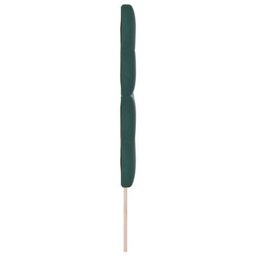 Naslon za glavu s dugmadima, tamnozelena, 140 cm, baršun Cijena