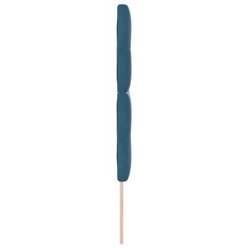 Glava kreveta s gumbima, tamnoplava, 140 cm, baršun Cijena