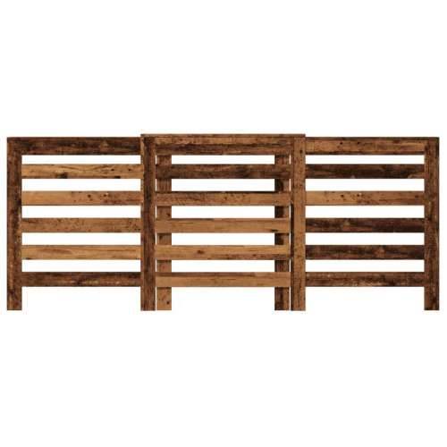 Maska za radijator - Pokrov za radijator boja staro drvo 205x21,5x83,5 cm drveni - Staro drvo 205 x 21.5 x 83.5 cm 1 vodoravne l Cijena