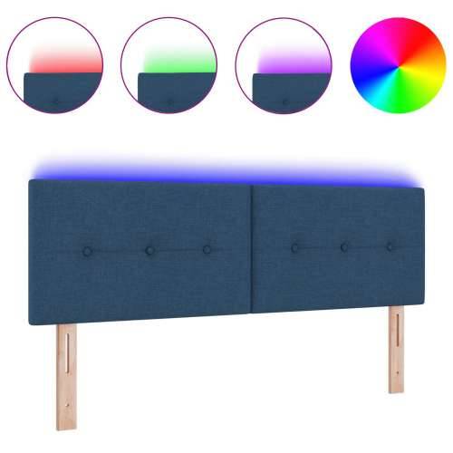 LED uzglavlje s dugmadi plava 72 cm tkanina Cijena