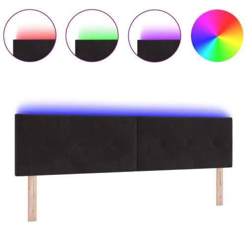 LED Uzglavlje S Dugmadi Crno 90 cm Baršun Cijena