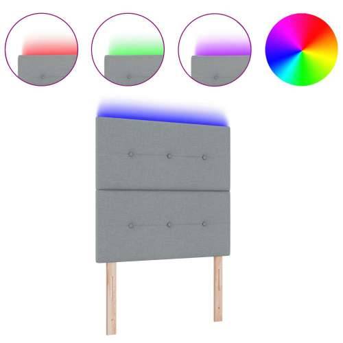 LED Uzglavlje Svjetlosiva 100 cm Tkanina Cijena