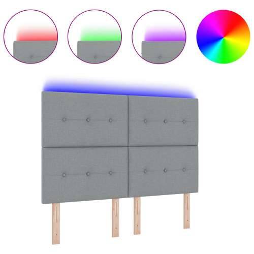 LED uzglavlje svijetlosiva 72 cm tkanina Cijena