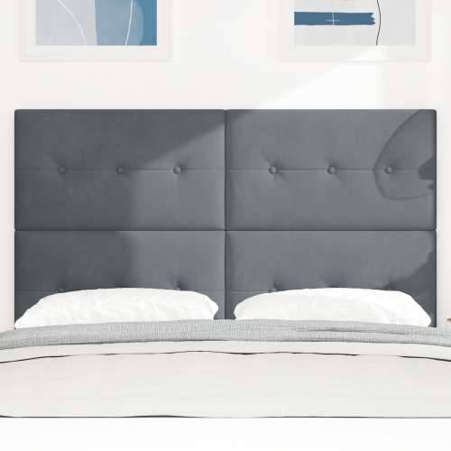 LED Uzglavlje Tamno Sivo 72 cm Baršun Cijena