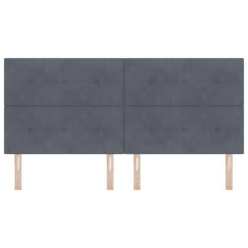 LED uzglavlje Tamno sivo 100 cm Baršun Cijena