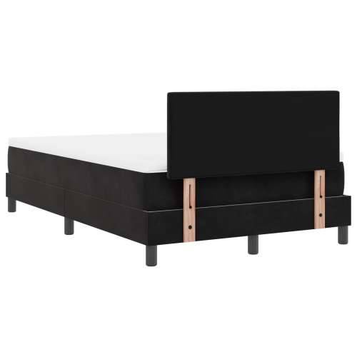 Box Spring Krevet s Madracem Crni 120x200 cm Baršun Cijena