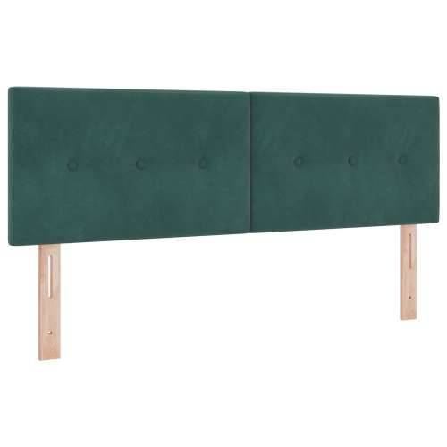 Box Spring Krevet s Madracem Tamno Zelena 160x200 cm Baršun Cijena