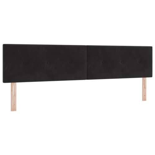 Box Spring Krevet s Madracem Crni 200x200 cm Baršun Cijena