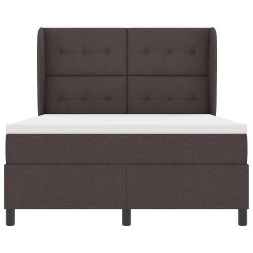 Box Spring krevet s madracem - Tamnosmeđi, 160x200 cm tkanina Cijena