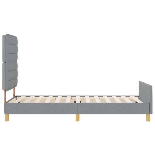 Krevetna konstrukcija Svjetlosiva 80x200 cm Tkanina Cijena