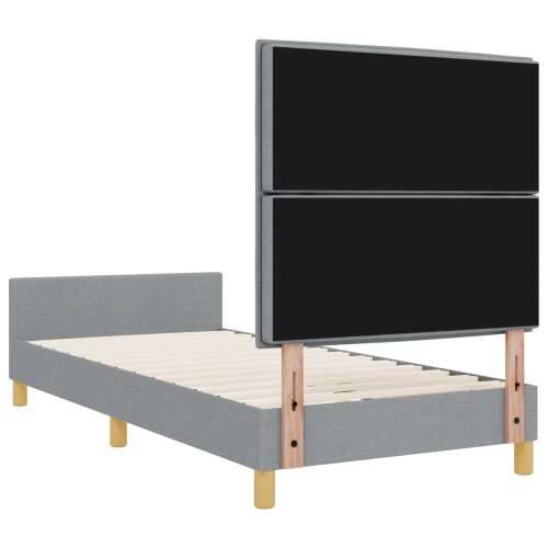 Krevetna konstrukcija Svjetlosiva 80x200 cm Tkanina Cijena