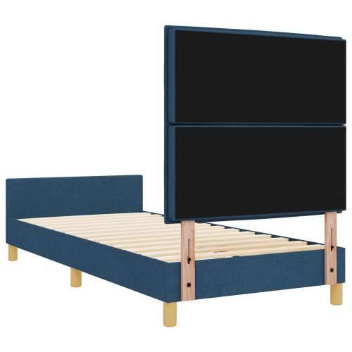Plavi okvir kreveta od tkanine 80x200 cm Cijena