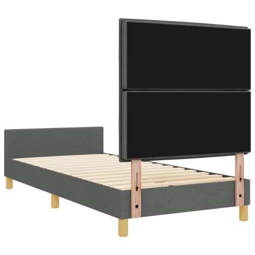 Krevetna konstrukcija tamno siva 90x190 cm tkanina Cijena