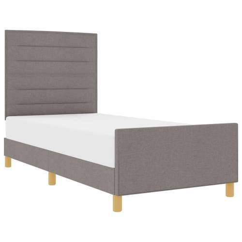 Taupe Tkanina Krevet Okvir 90x200 cm Cijena