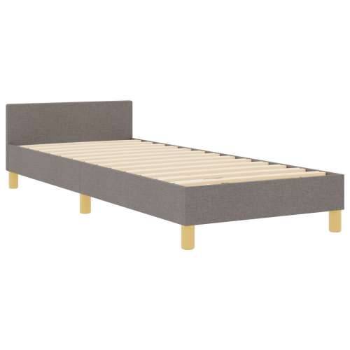 Taupe Tkanina Krevet Okvir 90x200 cm Cijena