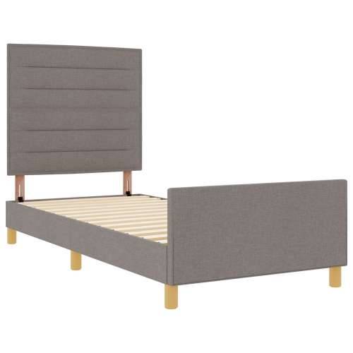 Krevetni okvir Taupe 100x200 cm Tkanina Cijena